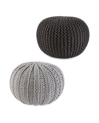 Kirkton House Knitted Pouffe