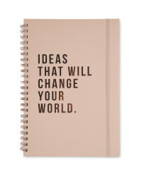 Script A4 Notebook Pink