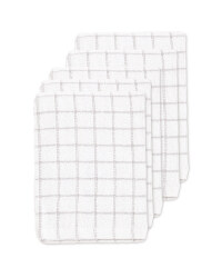Grey Terry Tea Towels 5 Pack