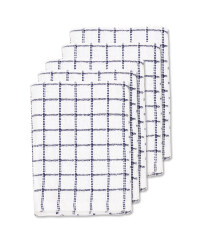 Navy Terry Tea Towels 5 Pack