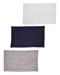 Chenille Bobble Bath Mat