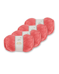Fuchsia Double Knitting Yarn 4 Pack