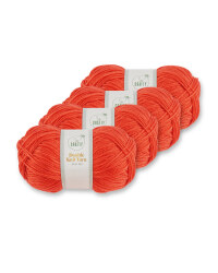 Red Double Knitting Yarn 4 Pack