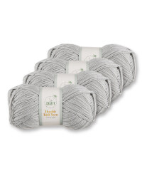 Grey Double Knitting Yarn 4 Pack