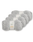 Grey Double Knitting Yarn 4 Pack