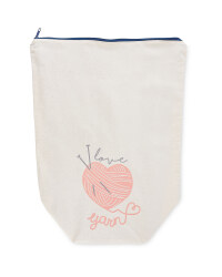 So Crafty I Love Yarn Bucket Bag