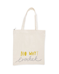 So Crafty No Way Crochet Tote Bag