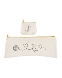 So Crafty Heart Zip Bag