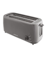 Ambiano Grey Long Slot Toaster