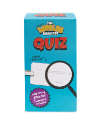 World's Smallest Quiz Card