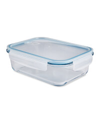 Large Blue Glass Food Storage Dish