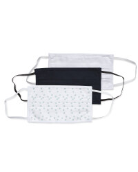 Adults Dotty Face Covering 3 Pack