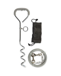Grey Tie Stake/Cable 15ft