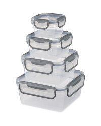 Grey Square Clip & Close Set