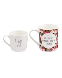 Favourite Grandchild Mugs 2 Pack