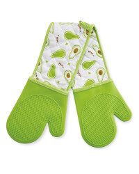 Avocado Silicone Double Oven Glove