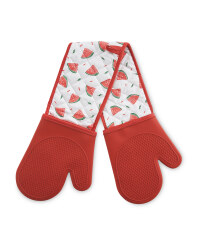 Melon Silicone Double Oven Glove