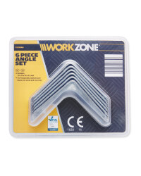 Workzone 70mm Bracket 6-Piece Set