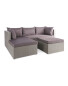Grey Rattan Sofa With Cover