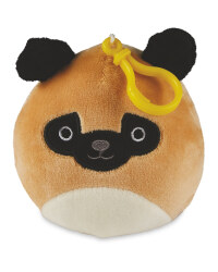 Pug Squishmallow Keyring