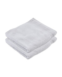 Recycled White Hand Towels 2 Pack