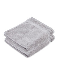 Recycled Grey Hand Towels 2 Pack