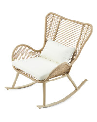 Gardenline Rope Effect Rocking Chair