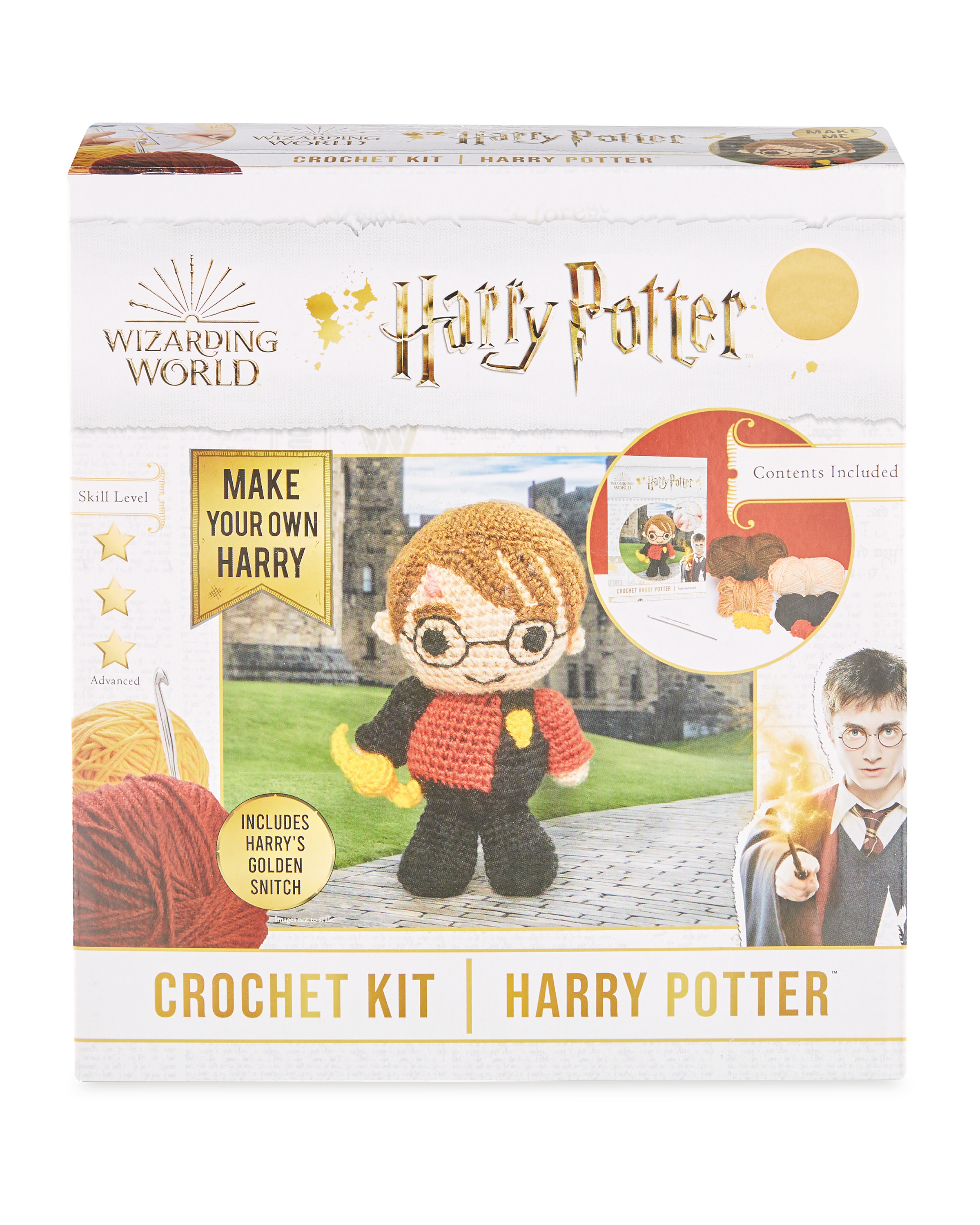 Harry Potter With Snitch Crochet Kit - ALDI UK