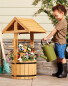 Natural Wooden Wishing Well Planter