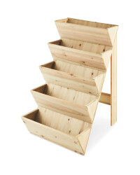 Gardenline Wooden Tiered Planter