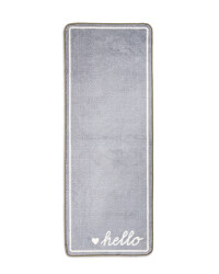 Luxury Hello Plush Runner