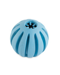 Medium Blue Crunch Ball Dog Toy
