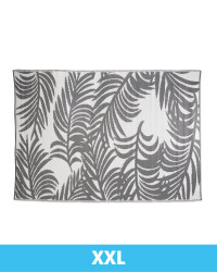 Gardenline Grey Leaf XXL Outdoor Rug