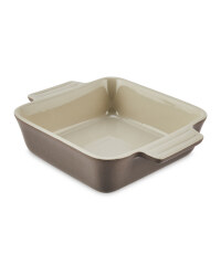 Grey Speckle Large Square Oven Dish