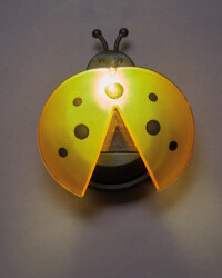 Yellow Solar Ladybird Light