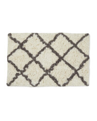 Tufted Cream Bath Mat