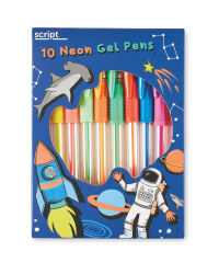Script Neon Space Gel Pens