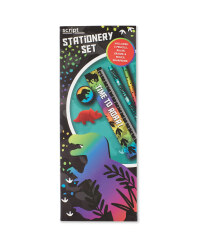 Script Dinosaur Stationery Set