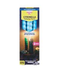 Blue Citronella Garden Flares