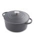 Black 26cm Cast Iron Casserole Dish