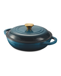 Blue 26cm Shallow Casserole Dish