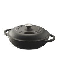 Black 26cm Shallow Casserole Dish