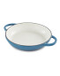 Blue 30cm Cast Iron Casserole Dish