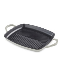 Grey Square Cast Iron Griddle Tray