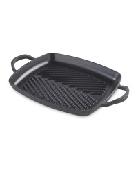 Black Square Cast Iron Griddle Tray