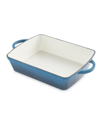Blue Cast Iron Roaster