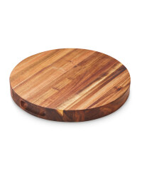 Acacia Wood Round Chopping Block