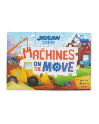 Machines on The Move Jigsaw Book