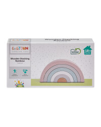 Little Town Wooden Stacking Rainbow