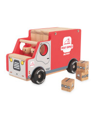 Large Wooden Postage Truck